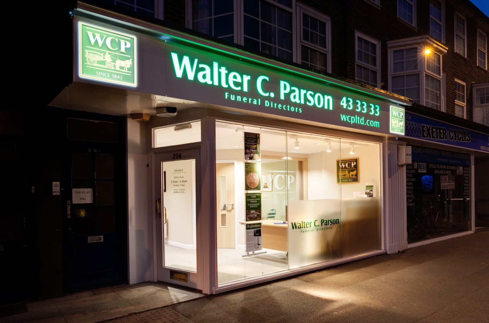Exeter Funeral Directors - Walter C. Parson Funeral Directors