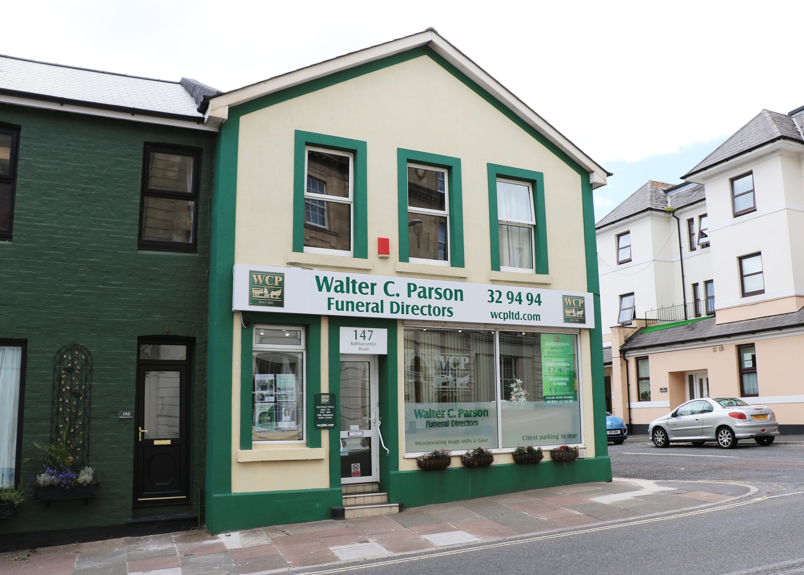 Torquay Funeral Directors - Walter C. Parson Funeral Directors