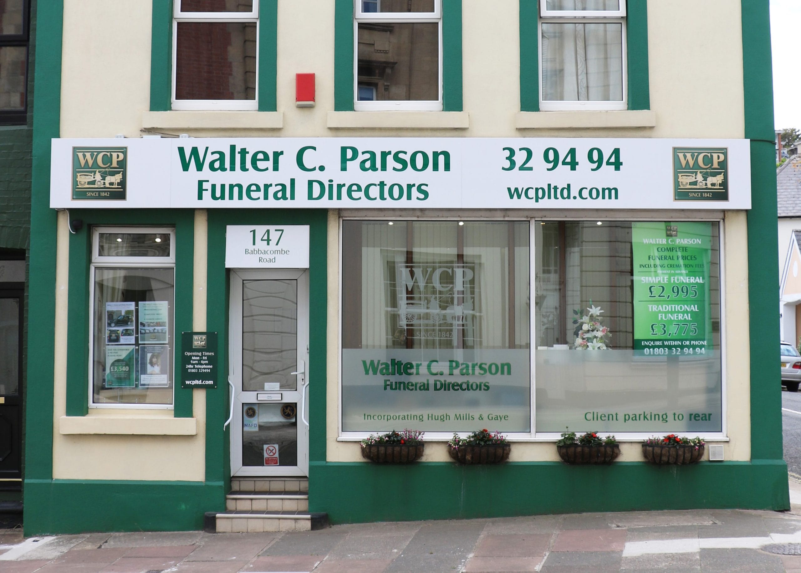Walter C Parson Funeral Directors